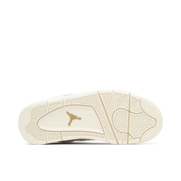 Air Jordan 4 Retro Sail Metallic Gold – Image 4