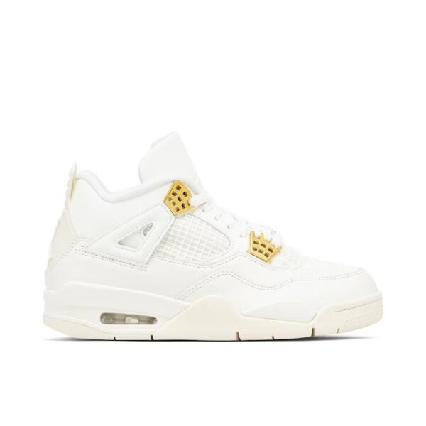 Air Jordan 4 Retro Sail Metallic Gold