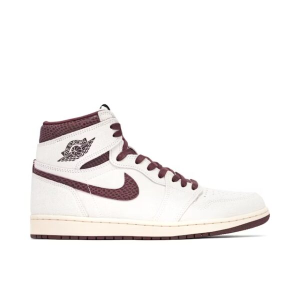 Air Jordan 1 X A Ma Maniere Burgundy Sail