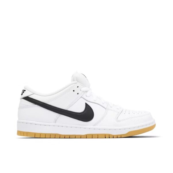 SB Dunk Low White Gum