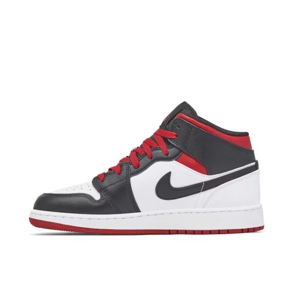 Air Jordan 1 Mid Gym Red Black Toe – Image 2