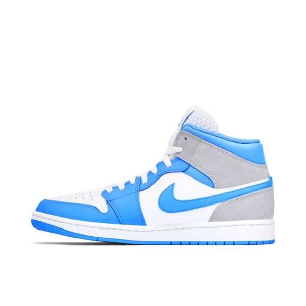 Air Jordan 1 Mid University Blue Grey – Image 2