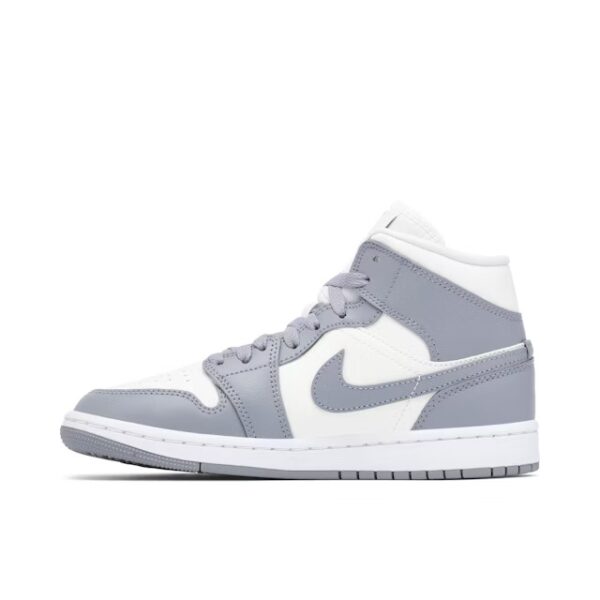 Air Jordan 1 Mid Grey Sail – Image 2