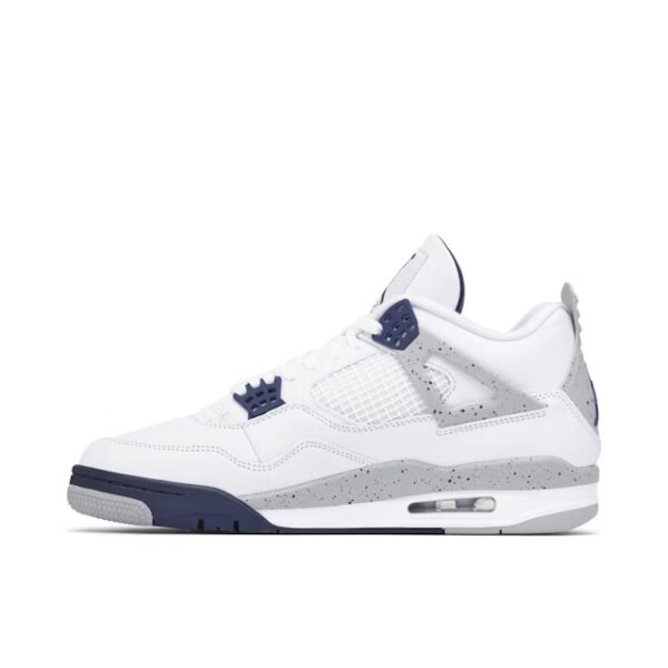 Air Jordan 4 Retro White Midnight Navy – Image 2