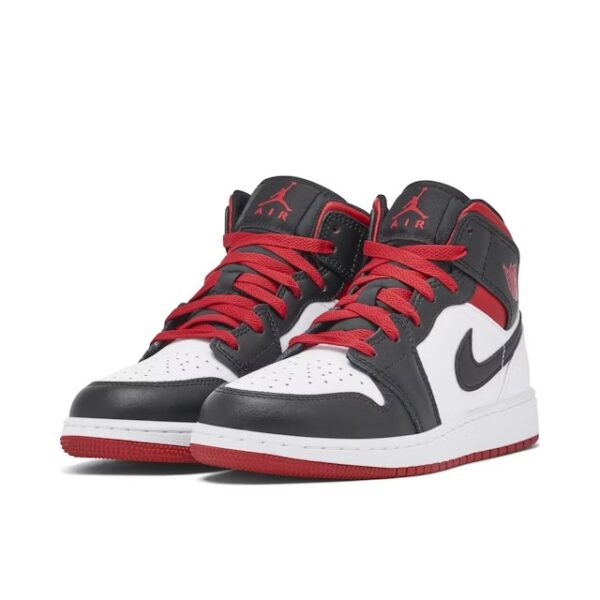 Air Jordan 1 Mid Gym Red Black Toe – Image 3