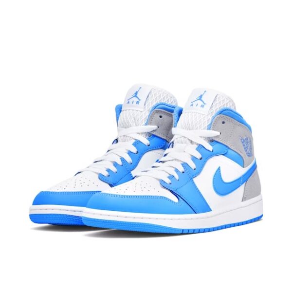 Air Jordan 1 Mid University Blue Grey – Image 3