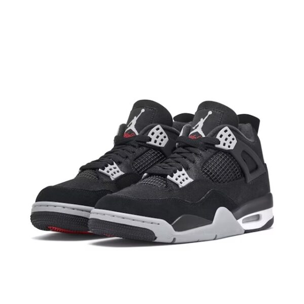 Air Jordan 4 Retro SE Black Canvas – Image 3