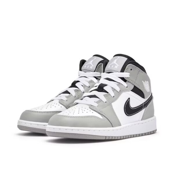 Air Jordan 1 Mid Light Smoke Grey Anthracite – Image 3